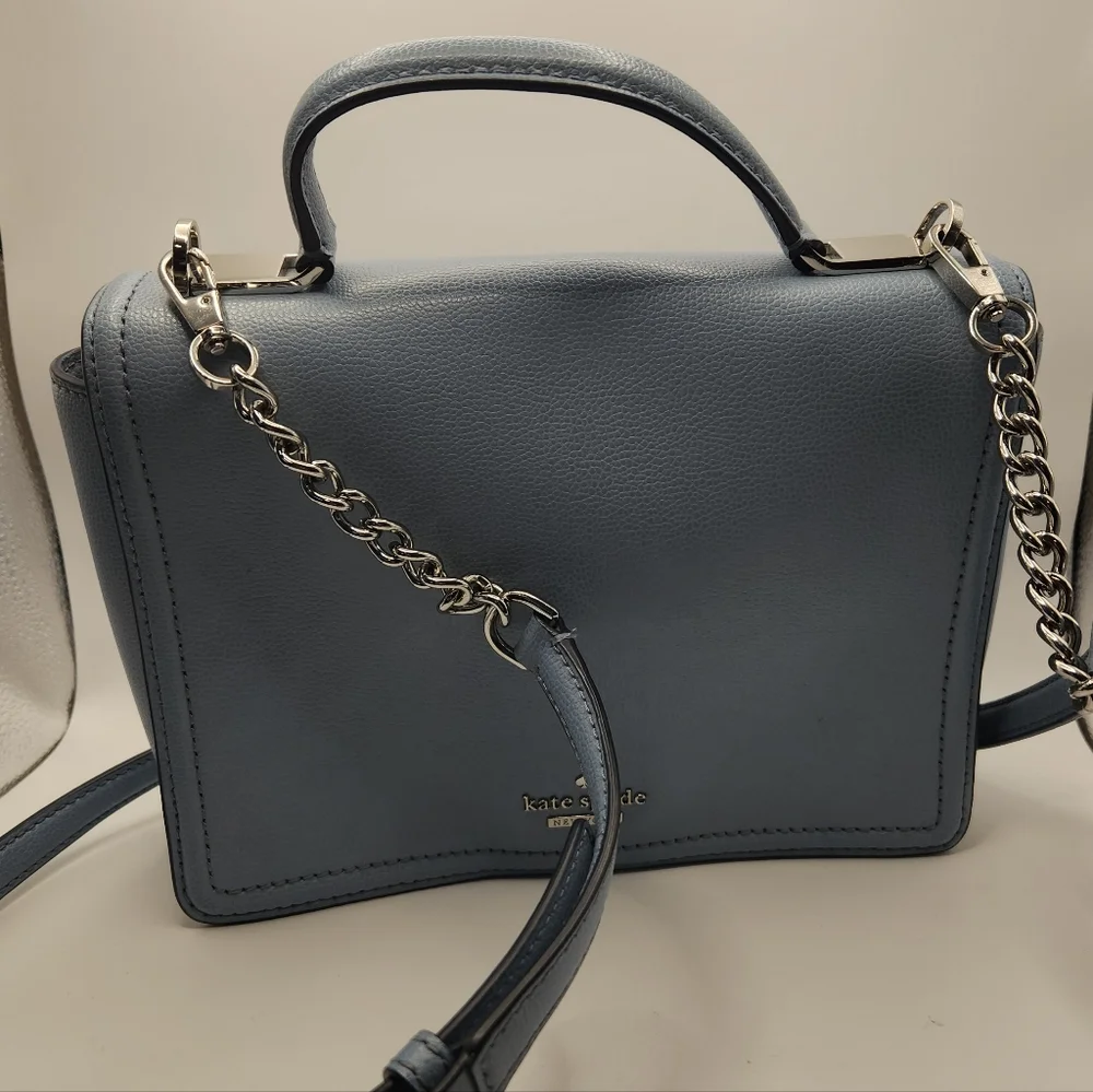 Kate Spade Patterson Drive Medium Maisie Crossbody Bag -‎ Blue Dawn Leather